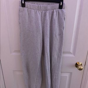 hollister high rise gray sweatpants, barely worn.